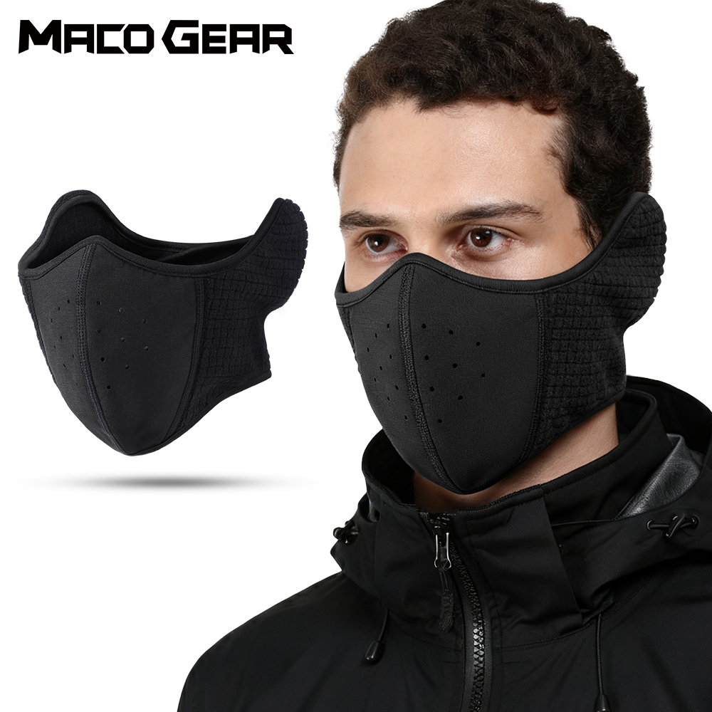 Cycling Gear For Cold Weather - يندبروف دراجة نارية بالاكلافا الدافئة نصف