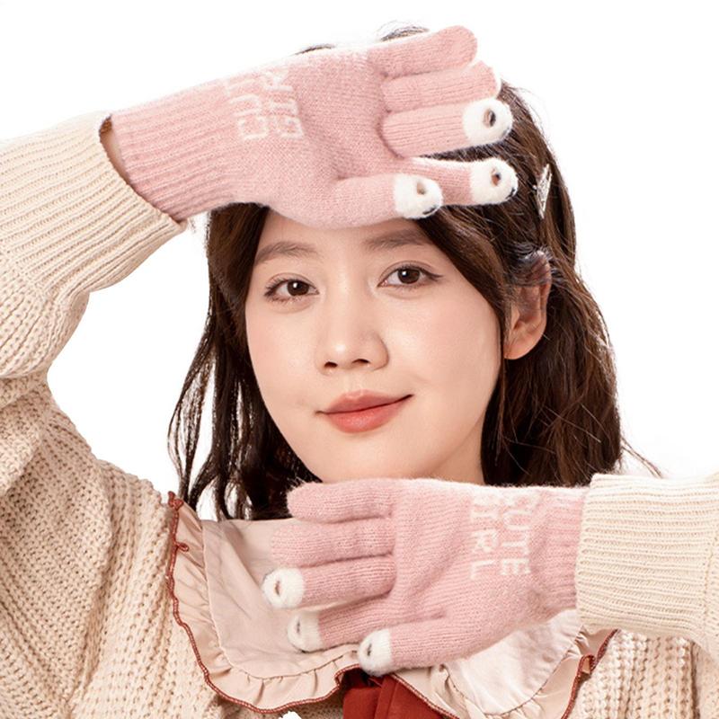 Cycling Gear For Cold Weather - قفازات دافئة للنساء قفازات مرنة مع