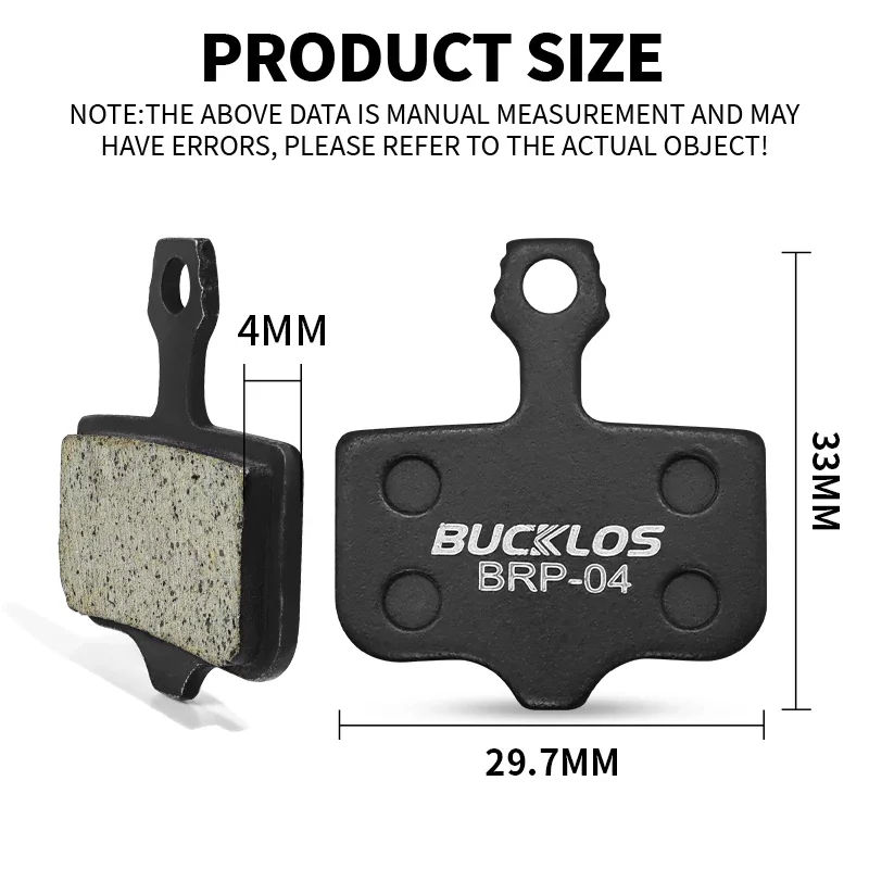 BUCKLOS الراتنج مكبح قرصي الوس - مراجعة Ykyw Cycling Gear وسعره