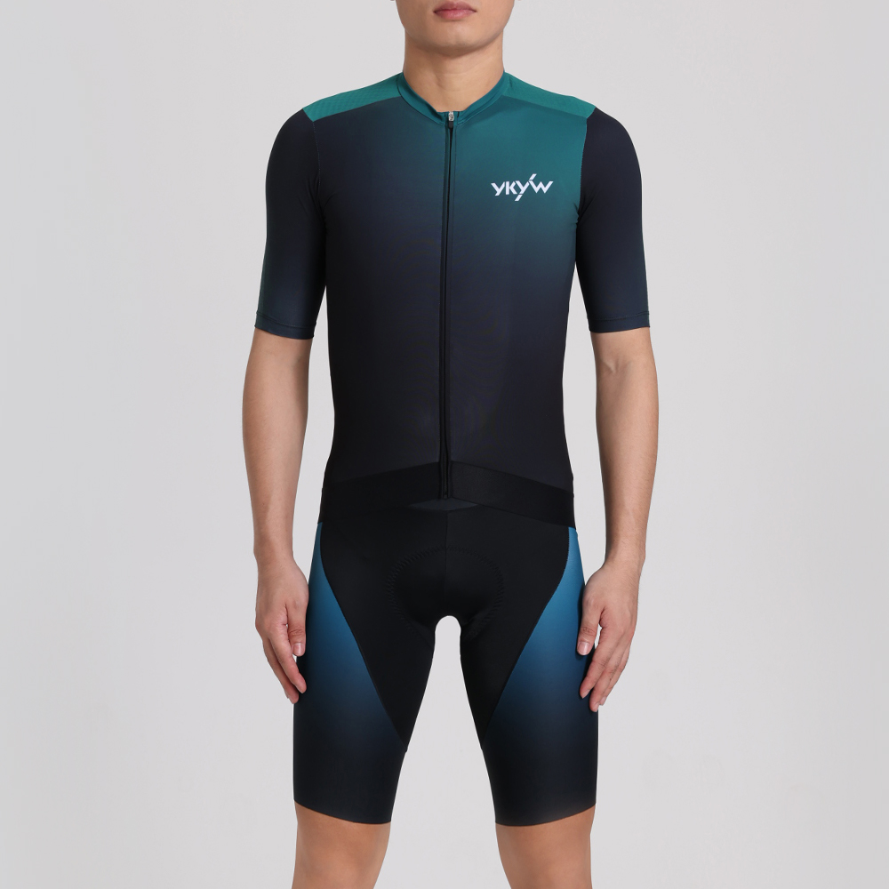 YKYW الرجال قصيرة الأكمام الدر - مراجعة Ykyw Cycling Gear وسعره